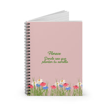 Cargar imagen en el visor de la galería, Libreta Floral Inspiracional con Espiral
