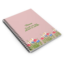 Cargar imagen en el visor de la galería, Libreta Floral Inspiracional con Espiral