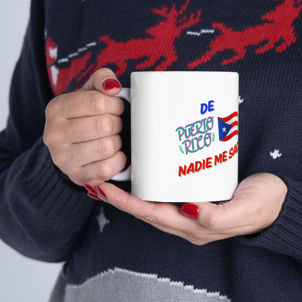 ✨ Taza "De Puerto Rico Nadie Me Saca"