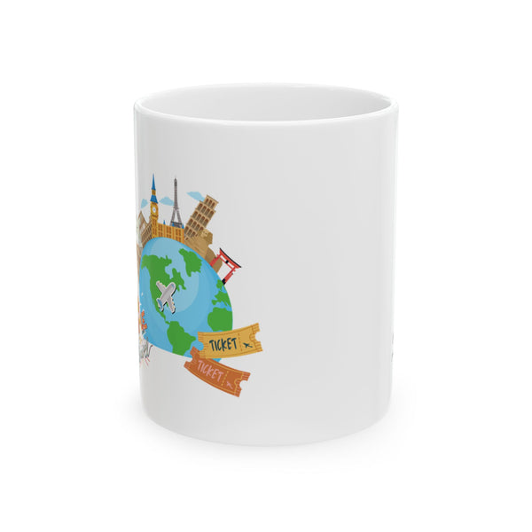 🌍 Taza Viajera – ¡Hora de Explorar el Mundo!