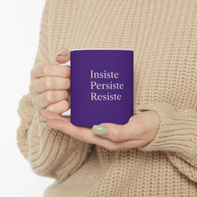Cargar imagen en el visor de la galería, Taza Motivacional “Insiste, Persiste, Resiste” – Color Violeta
