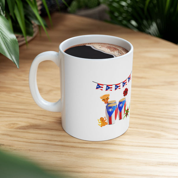 Taza "Sabor a mi Tierra"– Colección Boricua | Puerto Rican Gift Mug