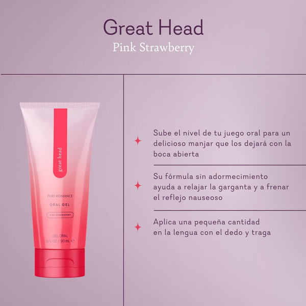 Great Head - Pink Strawberry