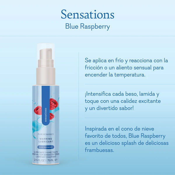 Lubricants  Sensations - Blue Raspberry Warming Lubricant