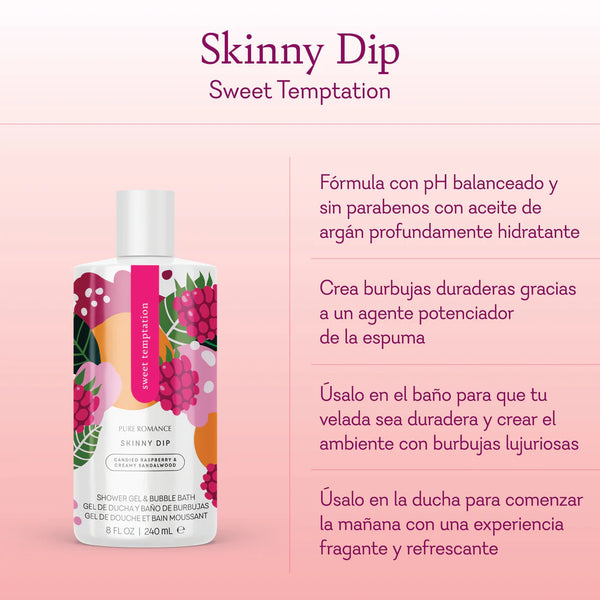 Skinny Dip - Sweet Temptation Shower Gel & Bubble Bath