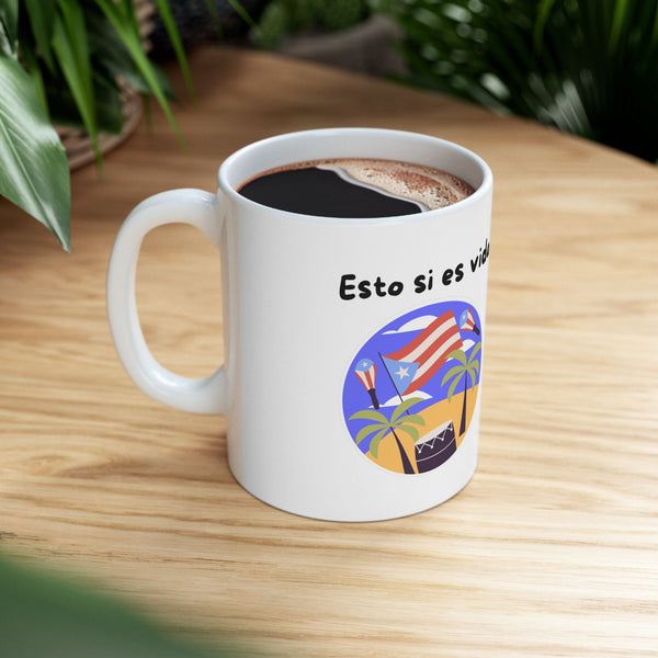 Esto Sí Es Vida – Taza Boricua Edición CaribeñaCoffeeLovers|  Gift Mug