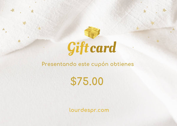 Gift Card $75.00